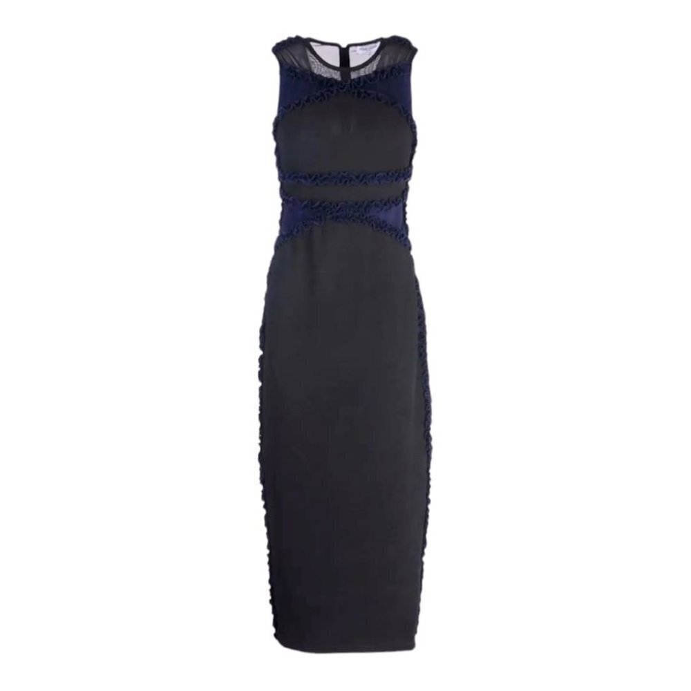 𝅺Opening Ceremony Sleeveless Ruffle Edge Midi Dress Size L